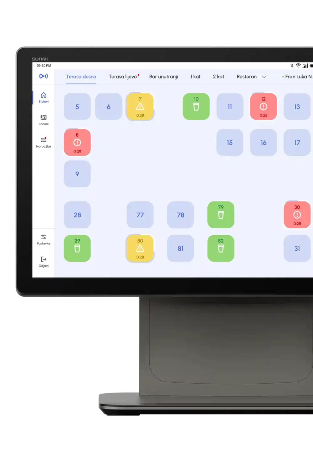 eKonobar POS blagajna na tabletu za ugostiteljstvo i trgovinu